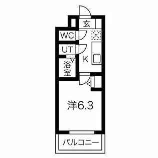 スプランディッドV【6階】の間取り