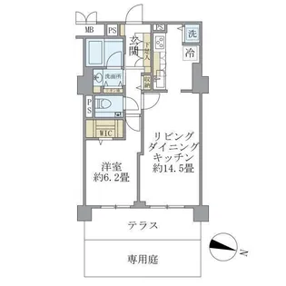 東京都港区西麻布2【マンション】の間取り