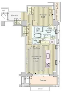 パークアクシスプレミア表参道【4階】の間取り