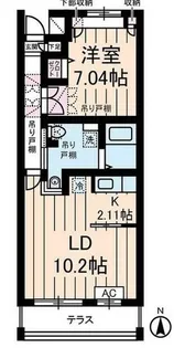 ロイヤルヒルズ浦和【4階】の間取り