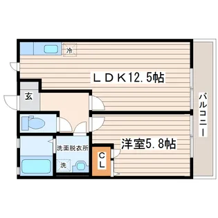 レトアMiniyonn【2階】の間取り
