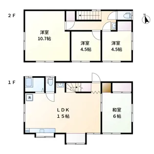 岡山県倉敷市菰池3【一戸建】の間取り