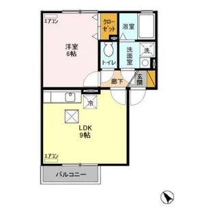 メゾン森Part ?【1階】の間取り