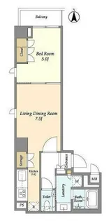 東京都墨田区向島2【マンション】の間取り