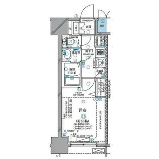ディアレイシャス名古屋太閤通【5階】の間取り