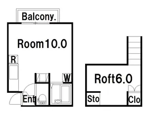 ハイツ翼II【2階】の間取り