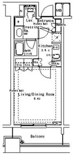 パークアクシス御茶ノ水ステージ【5階】の間取り