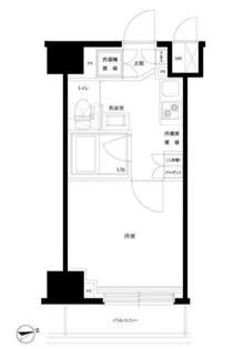 ルーブル羽田西【4階】の間取り