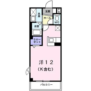 アンソレイエ【2階】の間取り