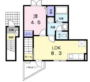 アニューグレイス新井薬師【2階】の間取り