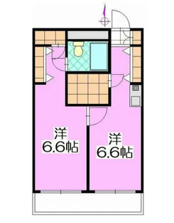 キャビンつくばハウス【3階】の間取り