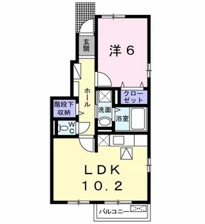 東京都東大和市奈良橋1【アパート】の間取り