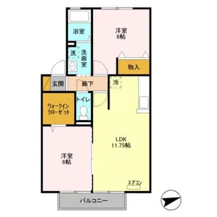アバンダント妙典【1階】の間取り