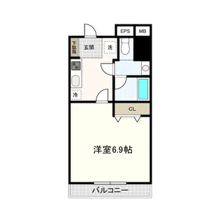 サンパティー【3階】の間取り