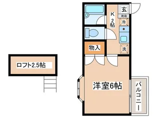 コジーコート【2階】の間取り