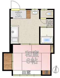 コーポ原田【2階】の間取り