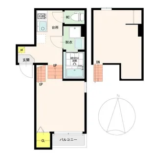 chocolat noir【1階】の間取り