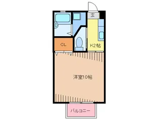 橘倶楽部 六番館【2階】の間取り