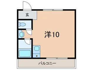 グロ-リィ夙川ハイム【3階】の間取り