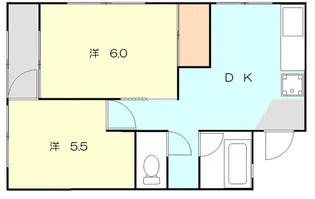 ファミリアマンション【6階】の間取り