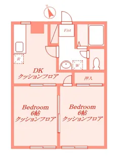 ロイヤルパレス弐番館【2階】の間取り