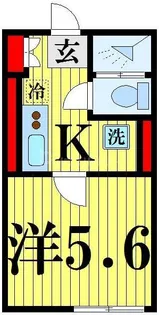 ノエル西新井【1階】の間取り