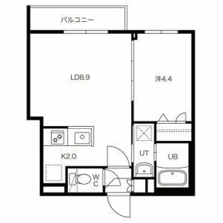 Ritz GRANDE東札幌(リッツグランデ東札幌)【1階】の間取り