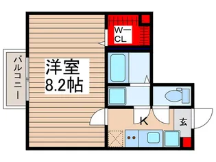 Casa Gracia FUJIMINO【2階】の間取り