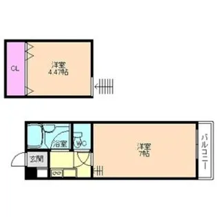 カーサ照ケ丘4【5階】の間取り
