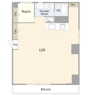 FIRSTSTAGE ASAKUSA BUILDING【4階】の間取り