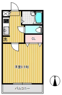 サンライト・12【3階】の間取り