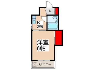 パーシモンハイツ【3階】の間取り
