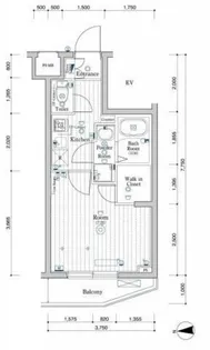 スカイコートグレース西六郷【2階】の間取り