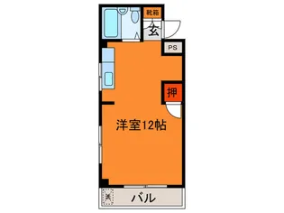 アーデル北巽【4階】の間取り