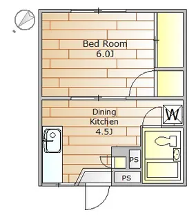 Jハウス祐天寺【2階】の間取り