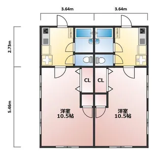 ルミエール西所沢【2階】の間取り