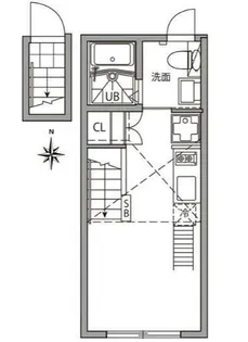 心葉テラス大岡山【2階】の間取り