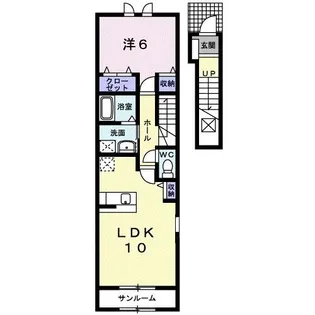 コーナーズ ワン【2階】の間取り