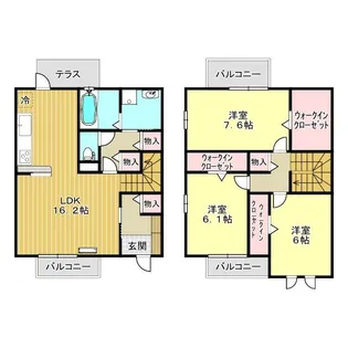ビューコートの間取り