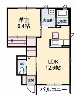 シャーメゾン W・E イースト棟【1階】の間取り