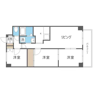 ベルマージュII522【5階】の間取り