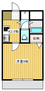 ラパス三笠【1階】の間取り