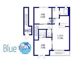 ミモザ壱番館【2階】の間取り