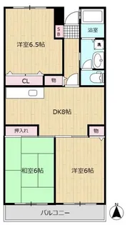 サンモール山崎【2階】の間取り