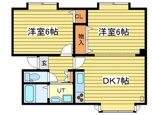 アポロシティ28【4階】の間取り