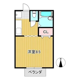 正木ガーデンハイツ【2階】の間取り