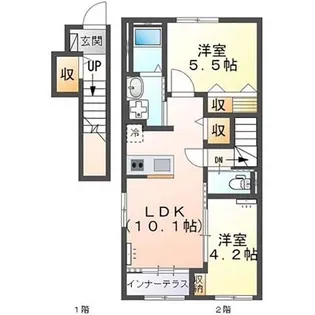 ブルーベリー【2階】の間取り