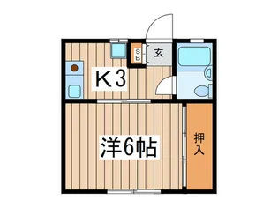 シャングリラ 壱番館【1階】の間取り