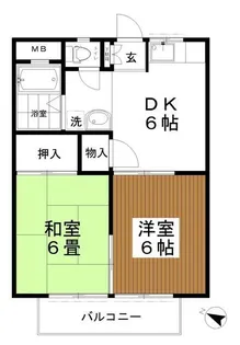 サンハイツ長谷川【2階】の間取り