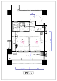 P-FLat天下茶屋【5階】の間取り